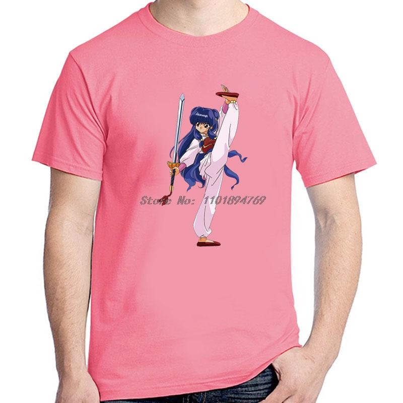 Fashion T Shirt For Unisex Ranma 1 2 Classic Graphic T Shirts Cotton Summer Oneck Short Sleeve Tshirt High Quality Unisexs Clothes