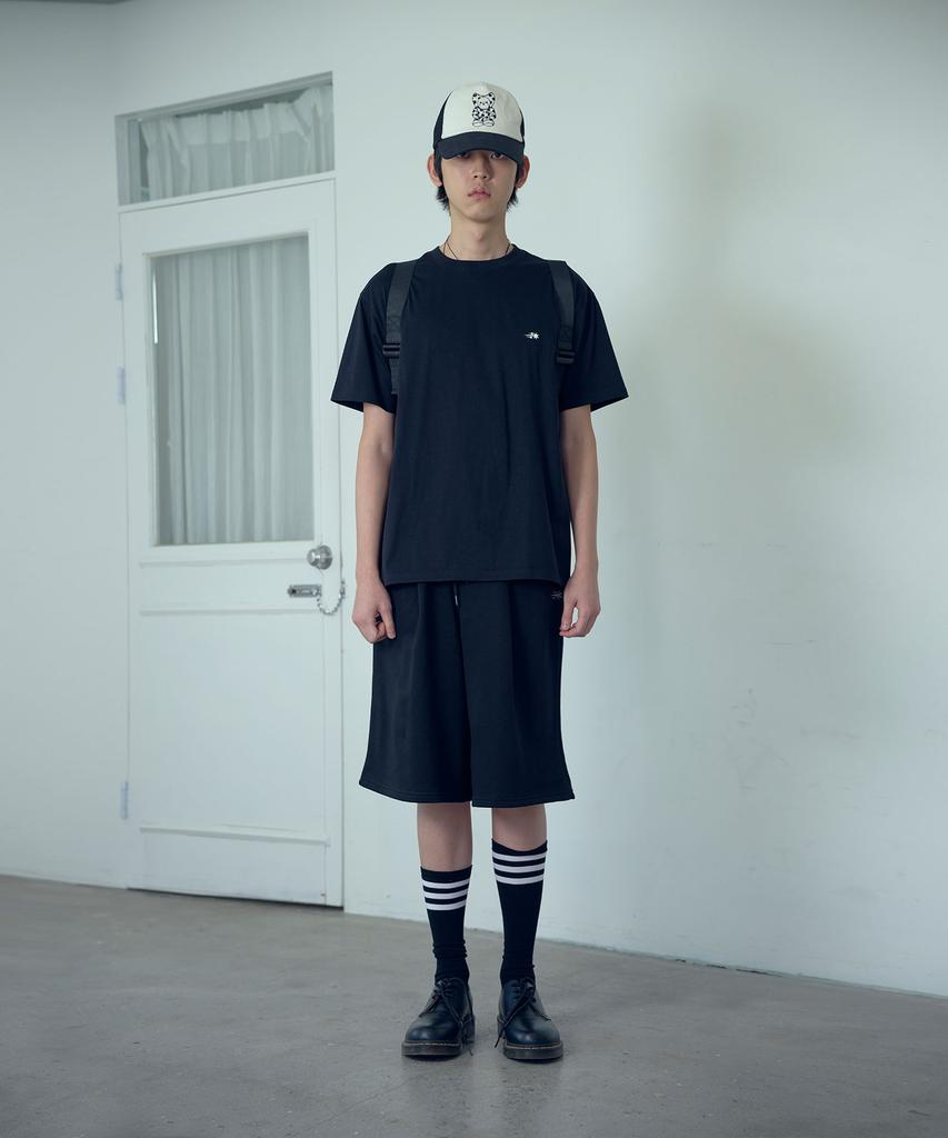 NICEGHOSTCLUB Bermuda Sweat Shorts_Black(Ng2Gmupa01A)