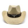 Straw Hat With Wide Brim For Summer Sun Protection And Outdoor Activities