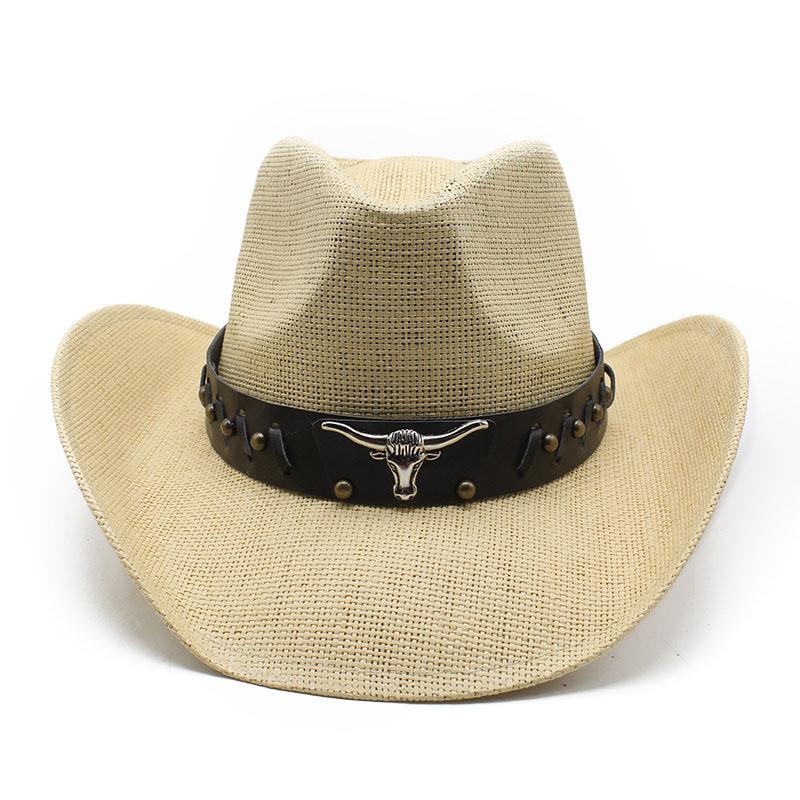 Straw Hat With Wide Brim For Summer Sun Protection And Outdoor Activities