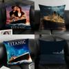 Ttitanics Moive Pillow Case Linen Pillow Covers Cover For Couch Living Room Bench Patio Floor Linen Home Decor