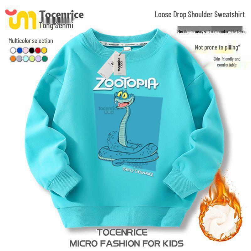 Zootopia 2 Fleece-Kapuzenpullover – Charakterkollektion für lässige Kinderkleidung