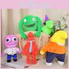 Smiling Friends Mr. Frog Plush Toy Gift 125g 25cm Green Sausage Mouth