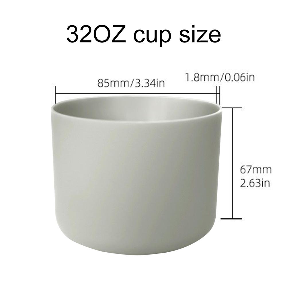 Silikon Wasserflaschenschutz für Owala 24oz 32oz 40oz Rutschfeste Schutzhülle Bodenstoßfänger Flaschendichtring Silikonstopfen