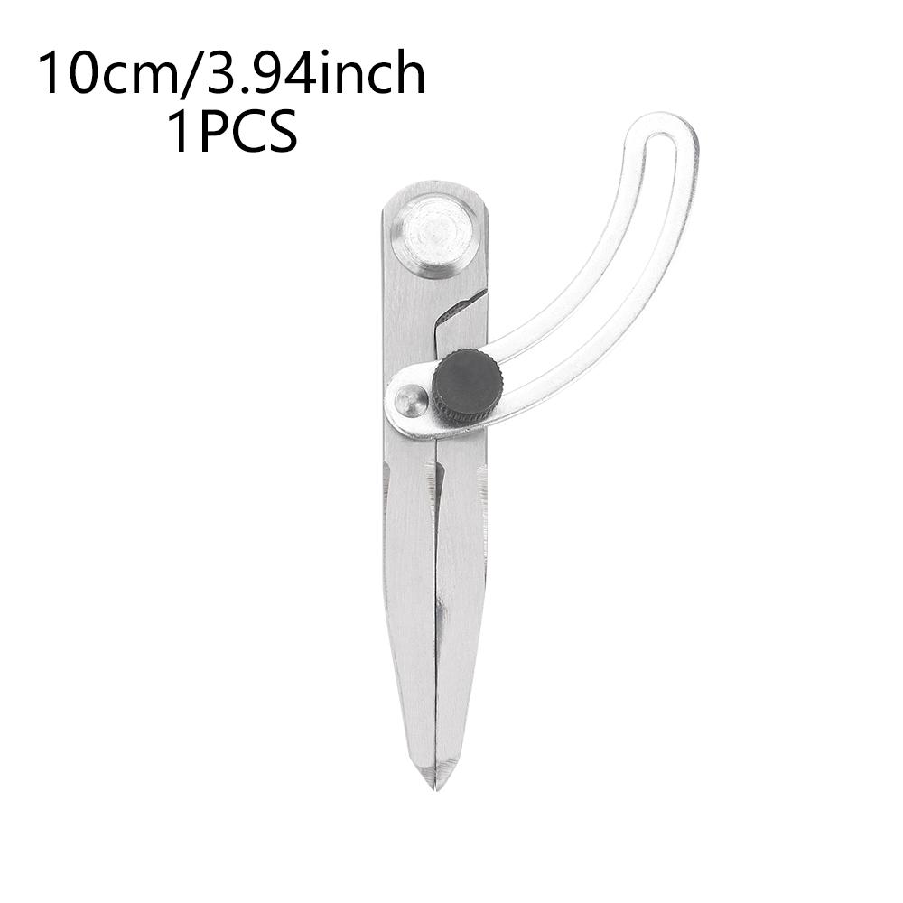 1pcs Leathercraft Compass Tool -Adjustable Scriber Spacing Gauge, DIY Leather Handcraft Spacing Measuring Marking Ruler Device