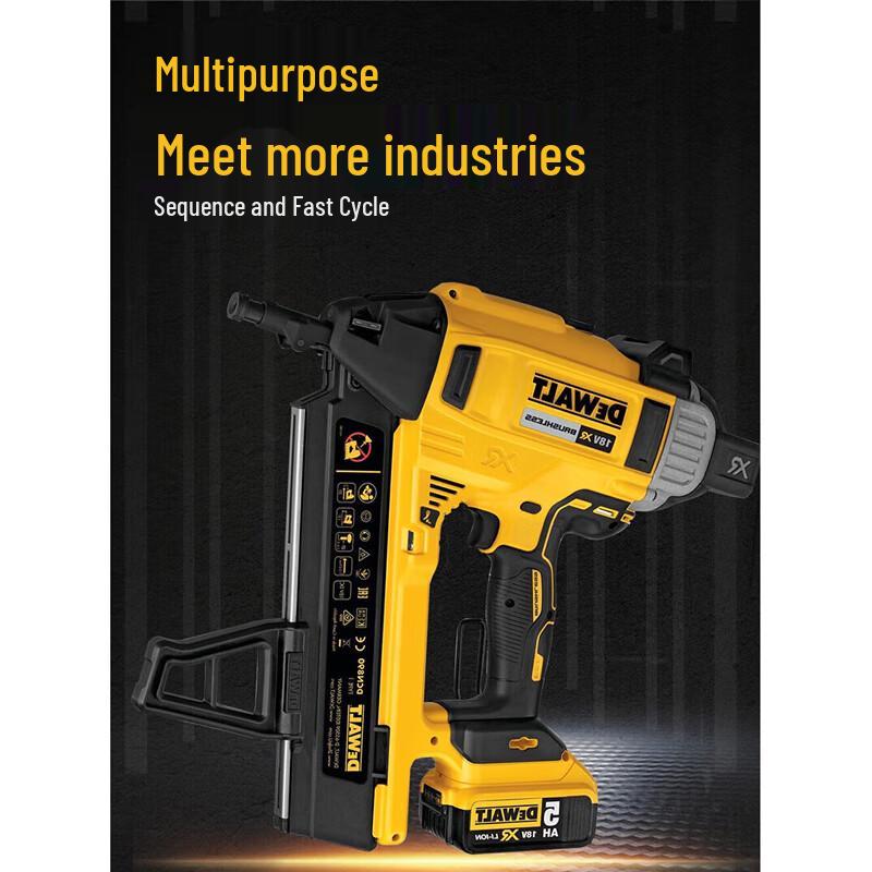 DeWalt 20V XR Brushless Concrete Nailer DCN890N CN plug (adapter included)