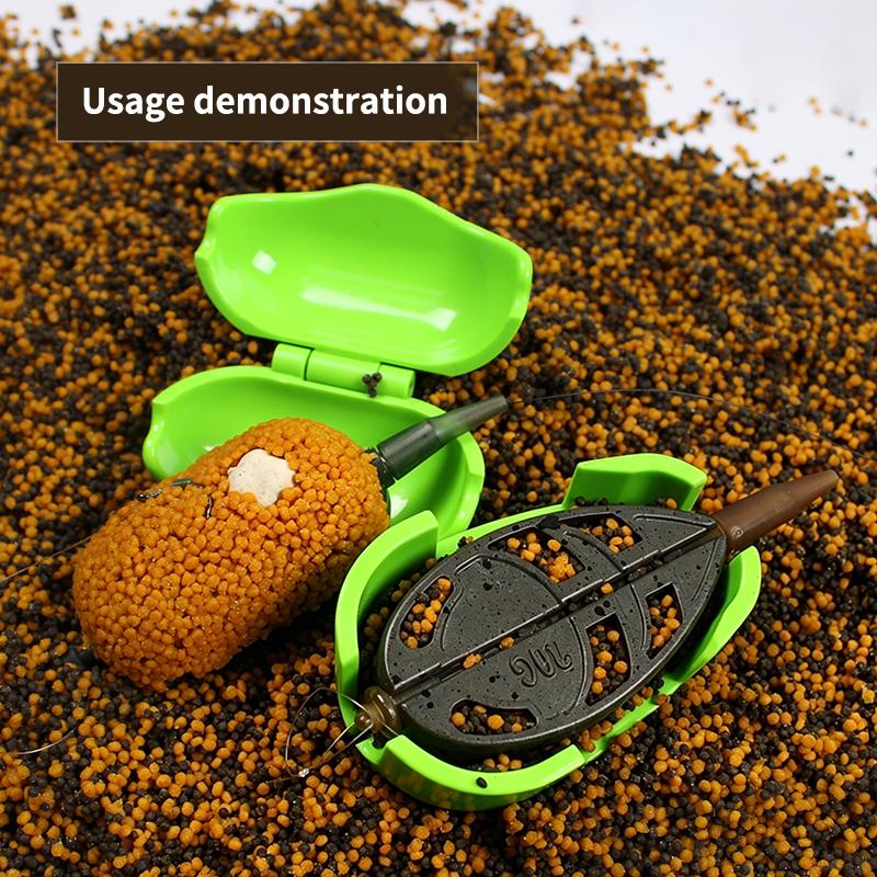 Method Feeder Mould Shell Bait Mold Tool Set For Carp Fishing Bait Press Mould Coarse Fishing Terminal Tackle Accessories