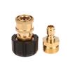Swivel M22 To 1/4" 3/8" Quick Connect Hitch Kits For High Pressure Wash Sprinkler To Hose Adaptor Connection 5000 Psi