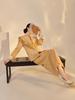Embroidery Merino Wool Two-Color Double-Sided Coat and Skirt Set in New Chinese Style