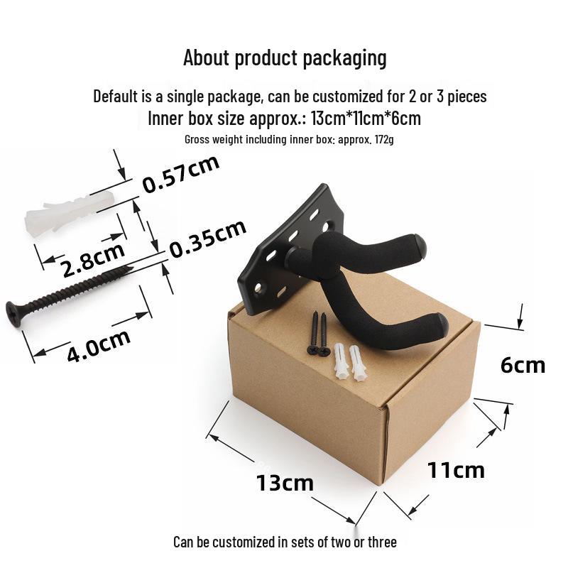 Ruan, Pipa, and Matouqin Guitar Wall Mount: Folk & Electric Wooden Display Hanger