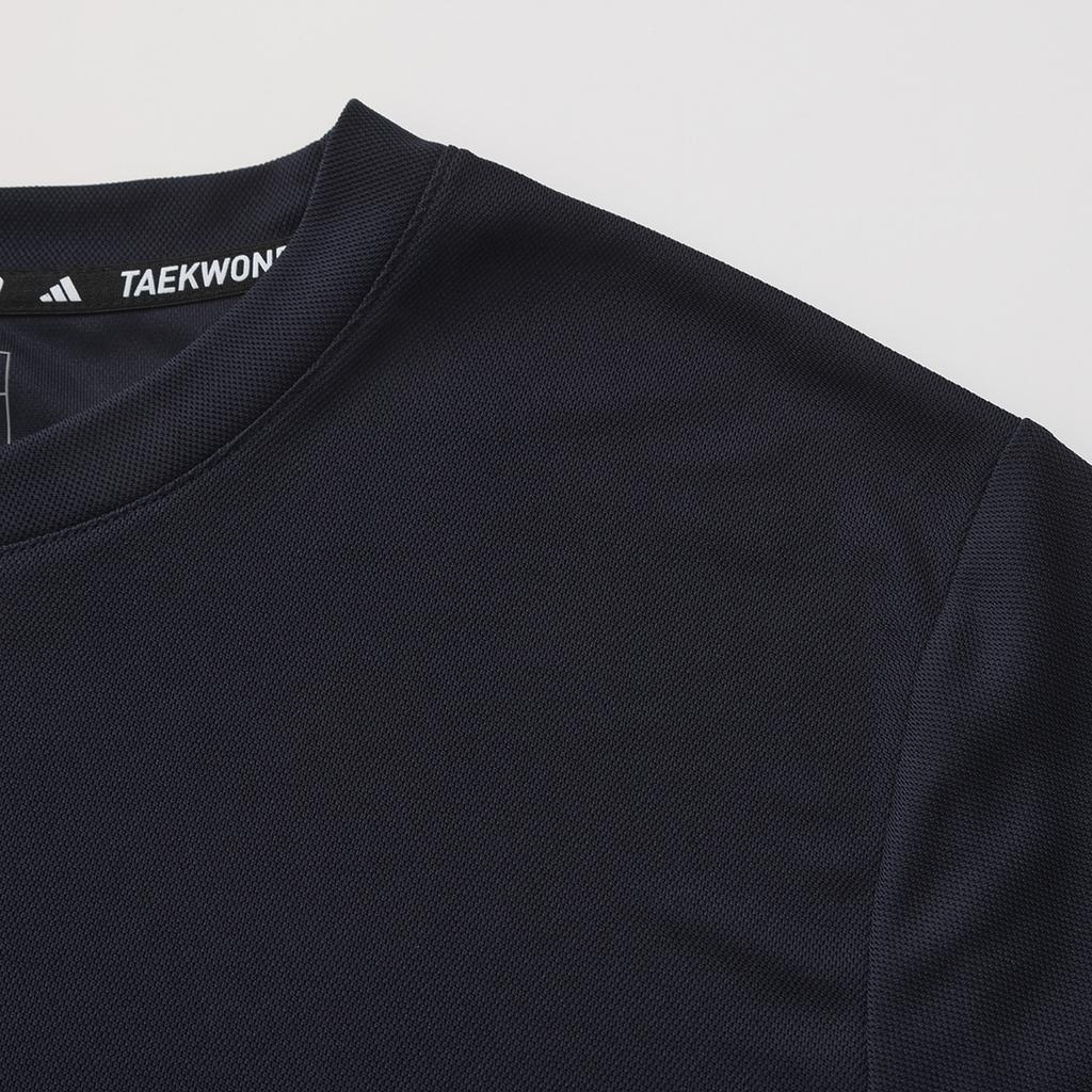 Adidas Quick-Drying Lightweight Breathable Round Neck Short Sleeve T-Shirt Unisex Tops Dark-Blue ADICLTS24CTKP-BU