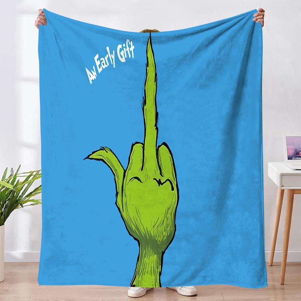 Christmas Blanket Cover Soft And Comfortable Plush Wool Flannel Blanket