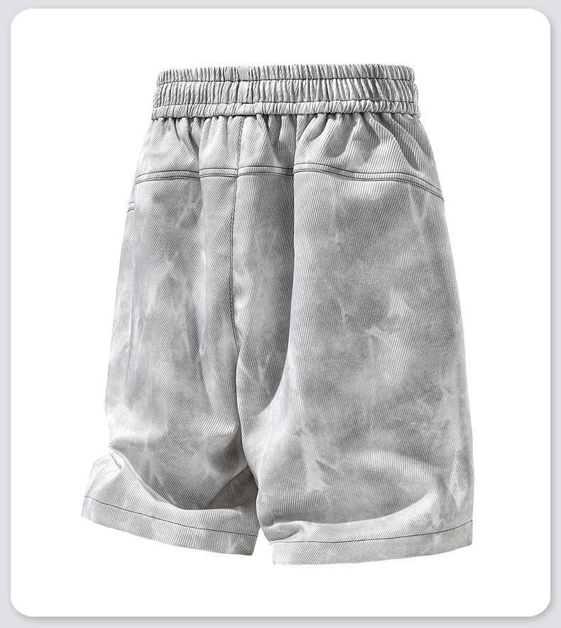2026 Trendy Summer Casual Patchwork Capris: Unisex Loose Fit Sports Shorts In Hong Kong Style