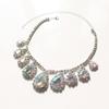 Accessori Donna Colore AB Collana Personalizzata a Goccia Multi-strato Gioielli da Sera Collana