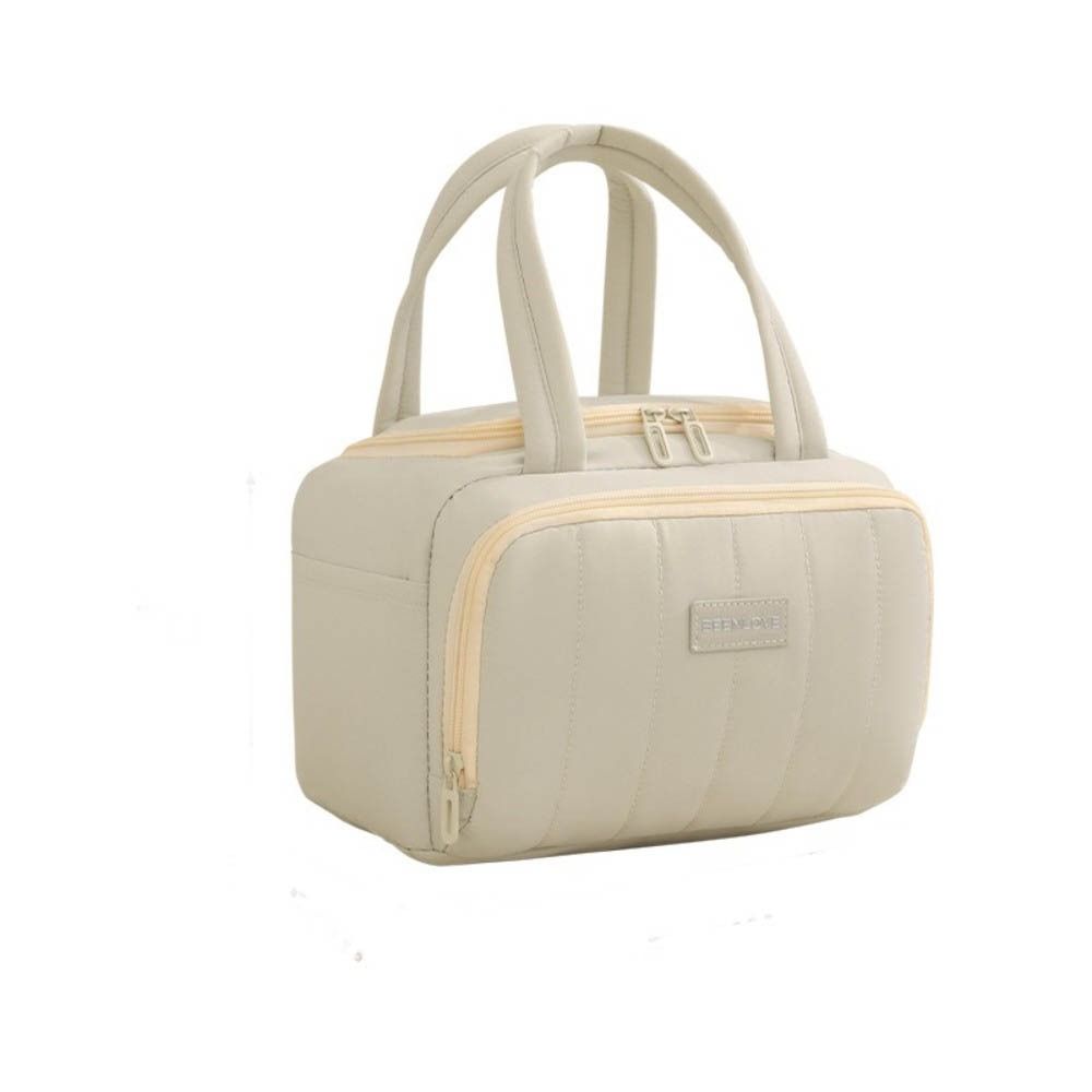 Insulated Design Insulated Lunch Bag Multip-Pocket Food Storage Handbag Picnic Bag  Daily Commute