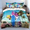 Buntes Strand-Surfbrett-Set Mehrere Größen Kinder- Und Schlafzimmer Für Erwachsene Exquisites 3-teiliges Bettwäsche-Set, Geschenk