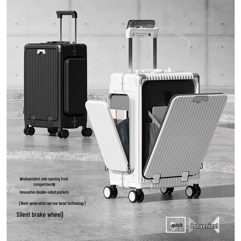 Tymon Multi-functional Front & Side Opening Business Carry-on Luggage