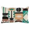 Malakite Embroidered Cushion 30X50 Cm Green Boho Style