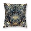 Gatsby Gardens Pillowcase Polyester Linen Velvet Pattern Zip Decor Home Cushion Cover