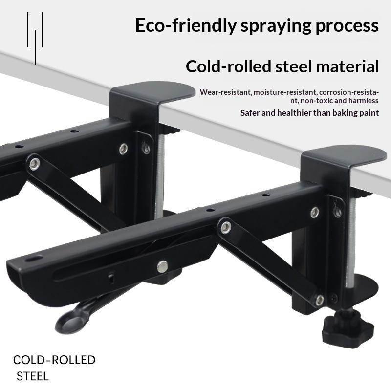 1Pcs L-Shaped Desktop Bracket Heavy-Duty Punch-Free Space-Saving Desktop Extension Plate Rack Hardware Accessories