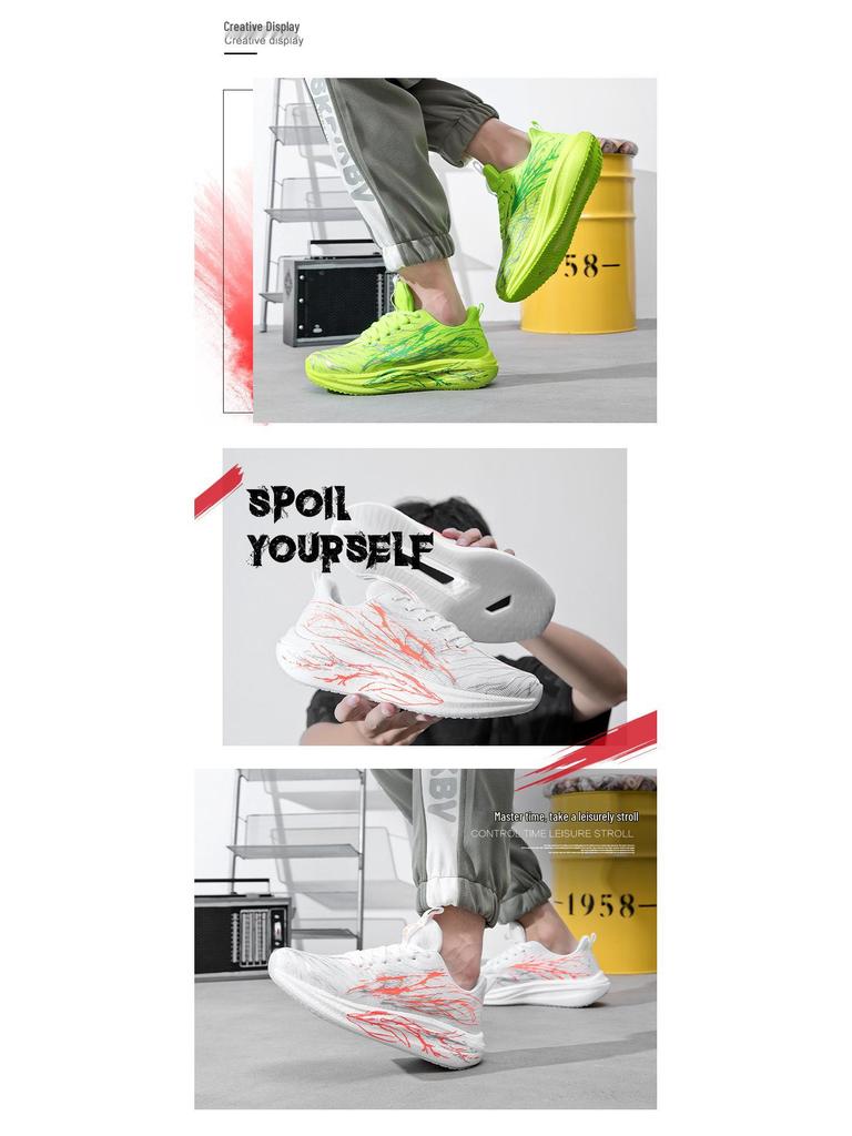 Leuchtende 2025 Frühling/Herbst Atmungsaktive Leichte Teenager Laufschuhe mit Weicher Sohle