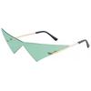 Stylish Frameless Triangle Sunglasses for Halloween, Christmas & Hip Hop Parties