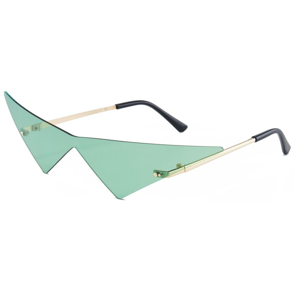 Stylish Frameless Triangle Sunglasses for Halloween, Christmas & Hip Hop Parties