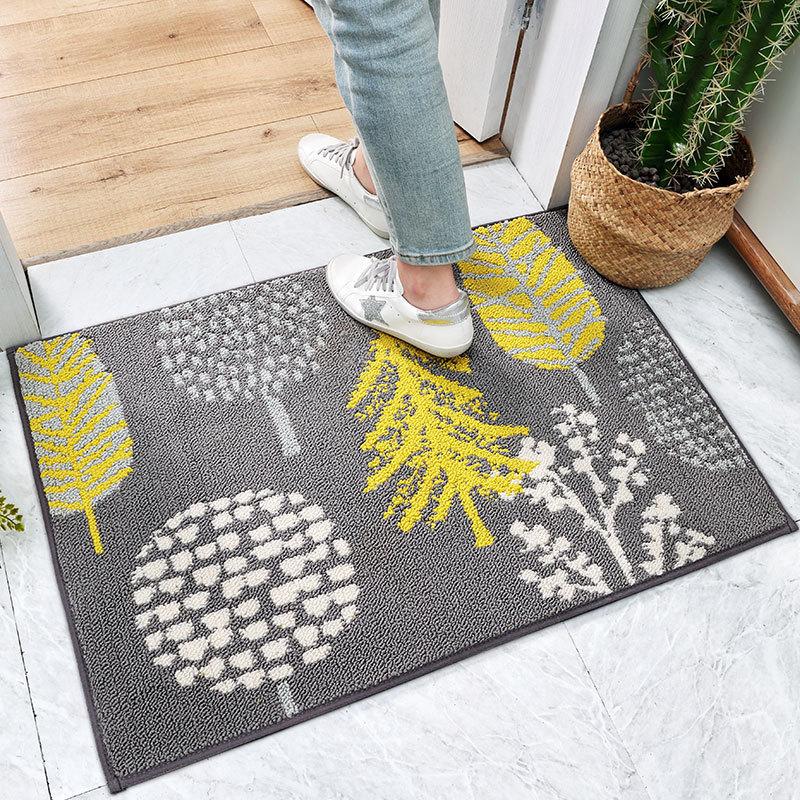 

European Household Gate Dust Entry Mat Kitchen Balcony Absorbent Anti-slip Door Mat Wear-resistant Door Mat 45*70cm