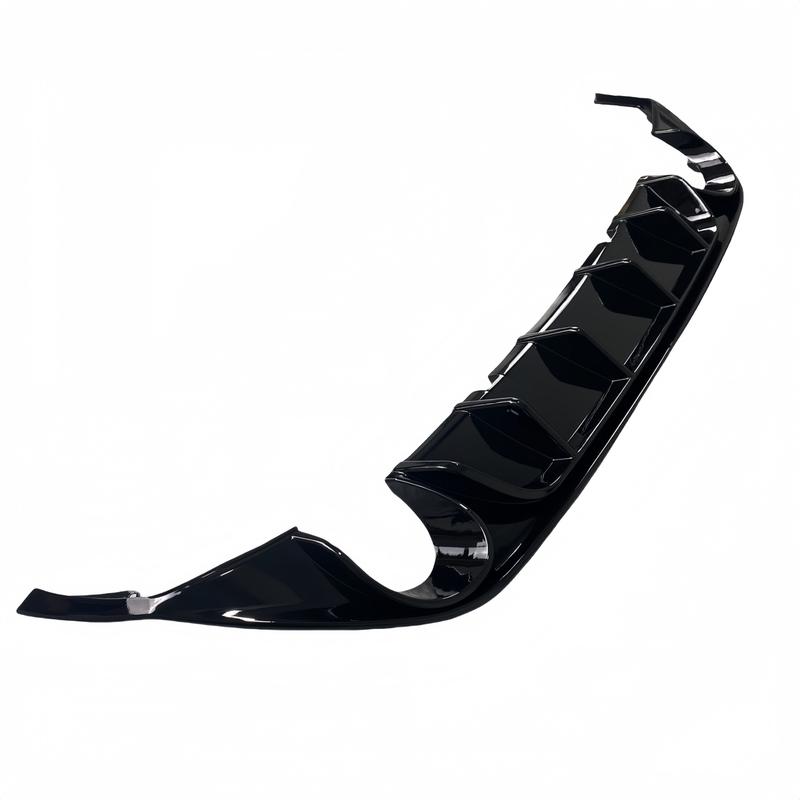 Maxton Style Gloss Black Car Rear Bumper Diffuser Splitter For VW Golf Mk7 Golf 7 GTI GTD 2013-2016 Pre-Facelift Bodykits Tuning