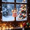 Soft Christmas Souvenir Plush Doll Ornament, Xmas Tree Decorative Angel Minimalist Home Holiday Decor Pendant for Tree, Winter Party Easy Hanging