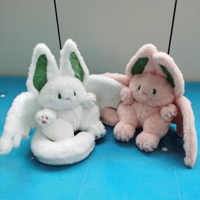 Fledermaus-Kaninchen-Puppe, fliegendes Kaninchen, fliegendes Kaninchen, Stofftier, Fledermausflügel-Kaninchen, schüttelndes Geräusch, Pop-Puppe