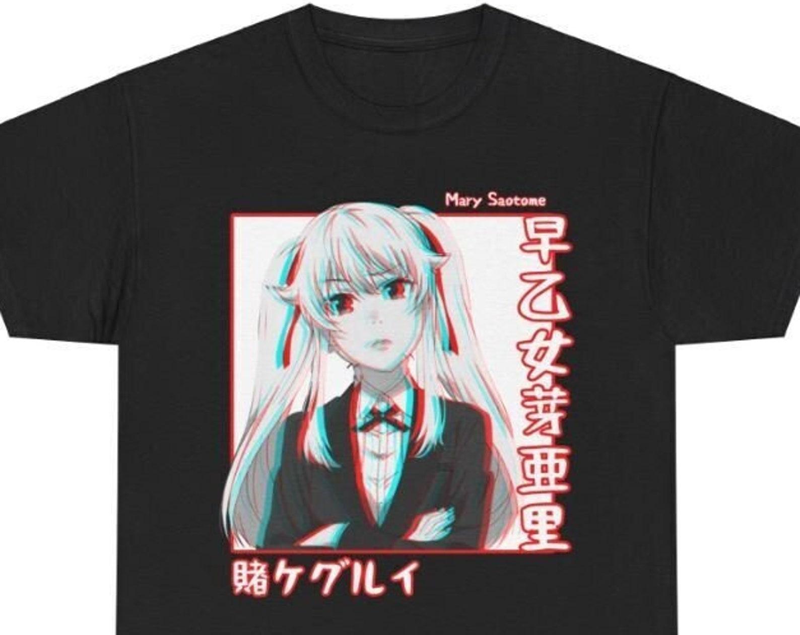 Kakegurui Yumeko Anime T shirt Unisex, Anime Manga Shirt, Anime Shirt, Anime Lover Shirt, Graphic Anime Tee, Manga Shirt, Japanese Shirts M