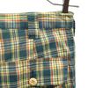 Stussy 90s Made In USA Check Pattern Cargo Shorts W30 Green System Men's Used