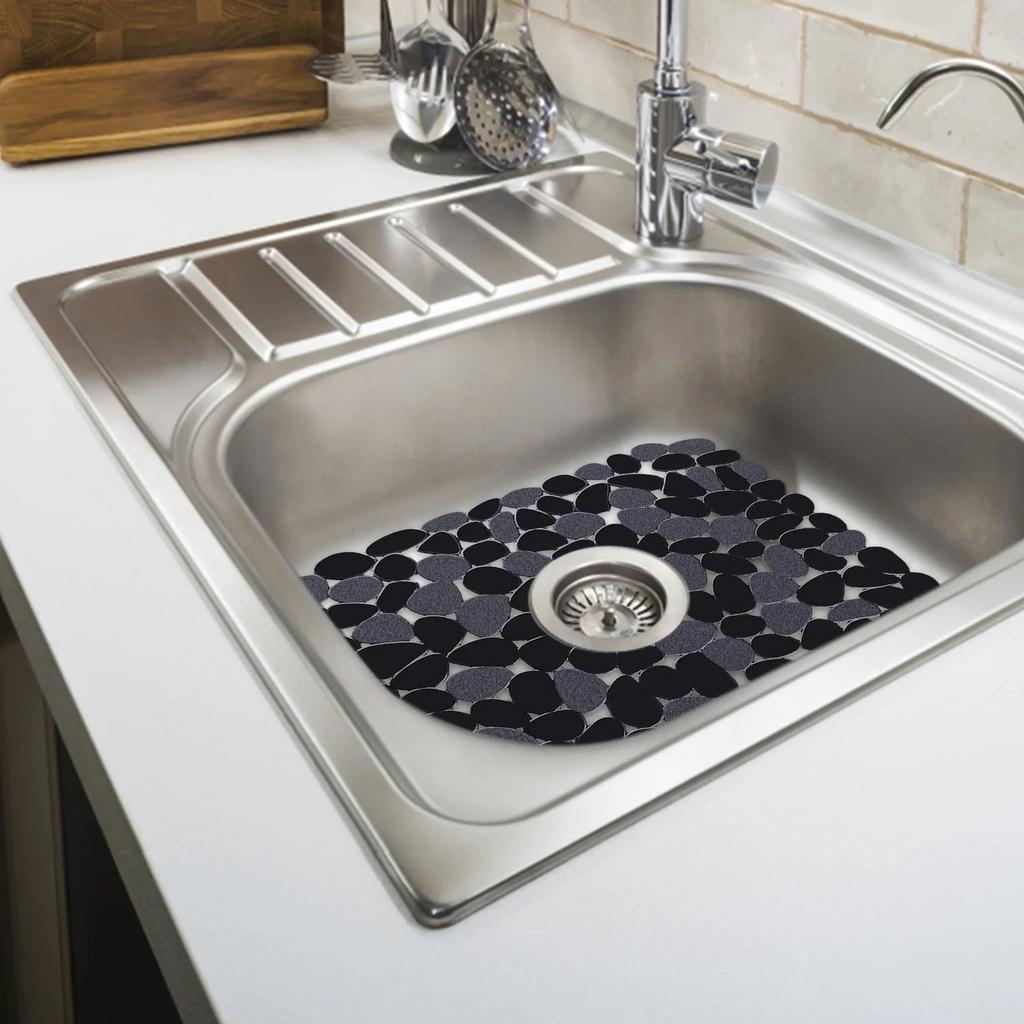Robuste Spülbeckeneinlage, Zuschneidbarer Küchenspülbecken-Schutz, Geruchlos, Nicht Spülmaschinenfest, Geeignet für Edelstahlspülbecken