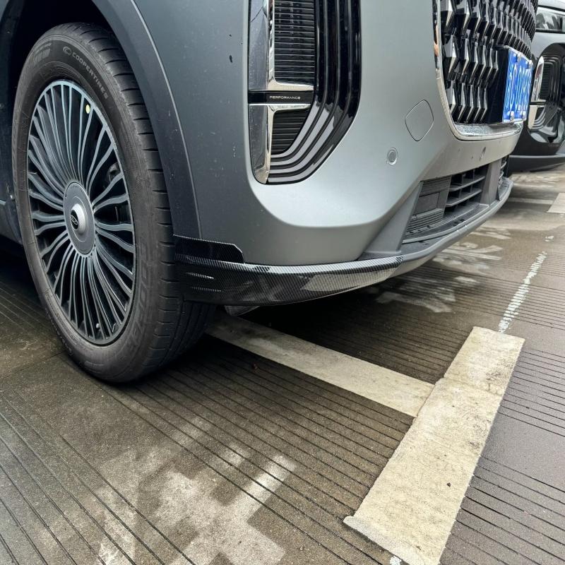 For Chery Tiggo 9 2024 2025 ABS black Car Exterior Front Bumper corner guard Bumper Cover Protector Guard Exterior accessories