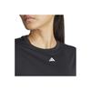 adidas Womens Designed For T-Shirt Black Women Streetwear IQ2654