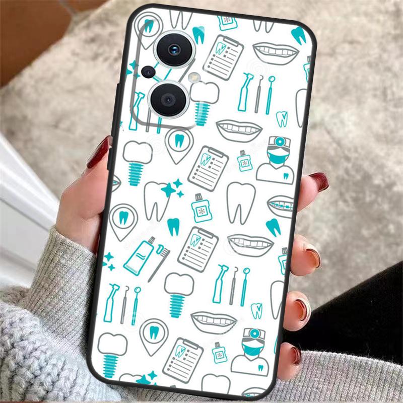 Zahnarzt Zahnärztin Krankenschwester Hülle Für OPPO Reno 3 4 5 6 7 8 Lite 2Z 4Z 5Z 8T OPPO Find X6 X5 Pro X2 Neo X3 Lite Case