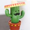Creatief 1 Stuks Schattige Zonne Cactus Schommel Dansend Speelgoed Cartoon Flip Flap Speelgoed Schuddend Beweegbaar Huis Auto Bureau Decoratie Ornament Cadeau