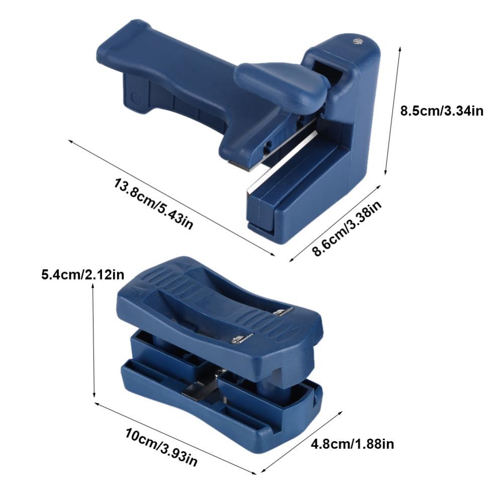 PVC Head Tail Trimmer Dark Blue Wood Edge Trimming Durable Edge Banding Trimming Tool