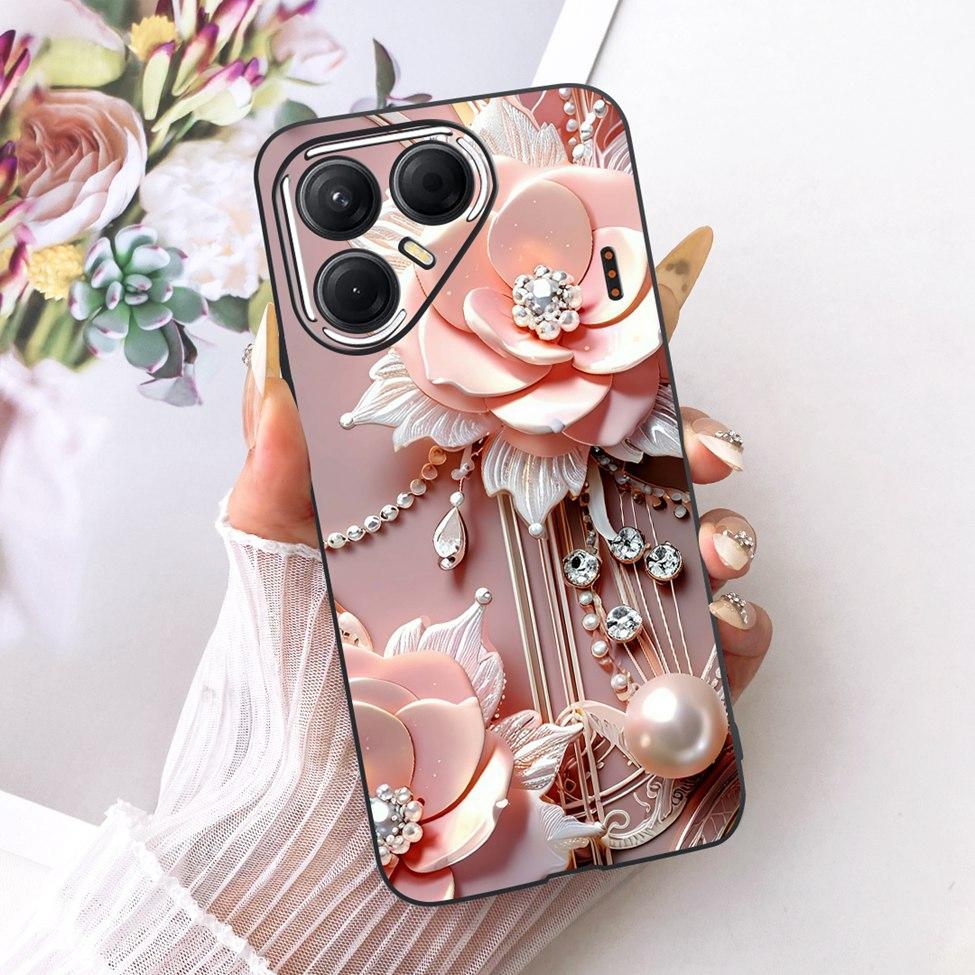 Phone Case For Tecno Pova 7 5G Cover Silicone Cute Cat Fashion Funny Painted Casing For Tecno Pova7 5G LJ7