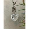 Elegant Table CLEAR HEART KEYRING_ Clear Heart Keyring