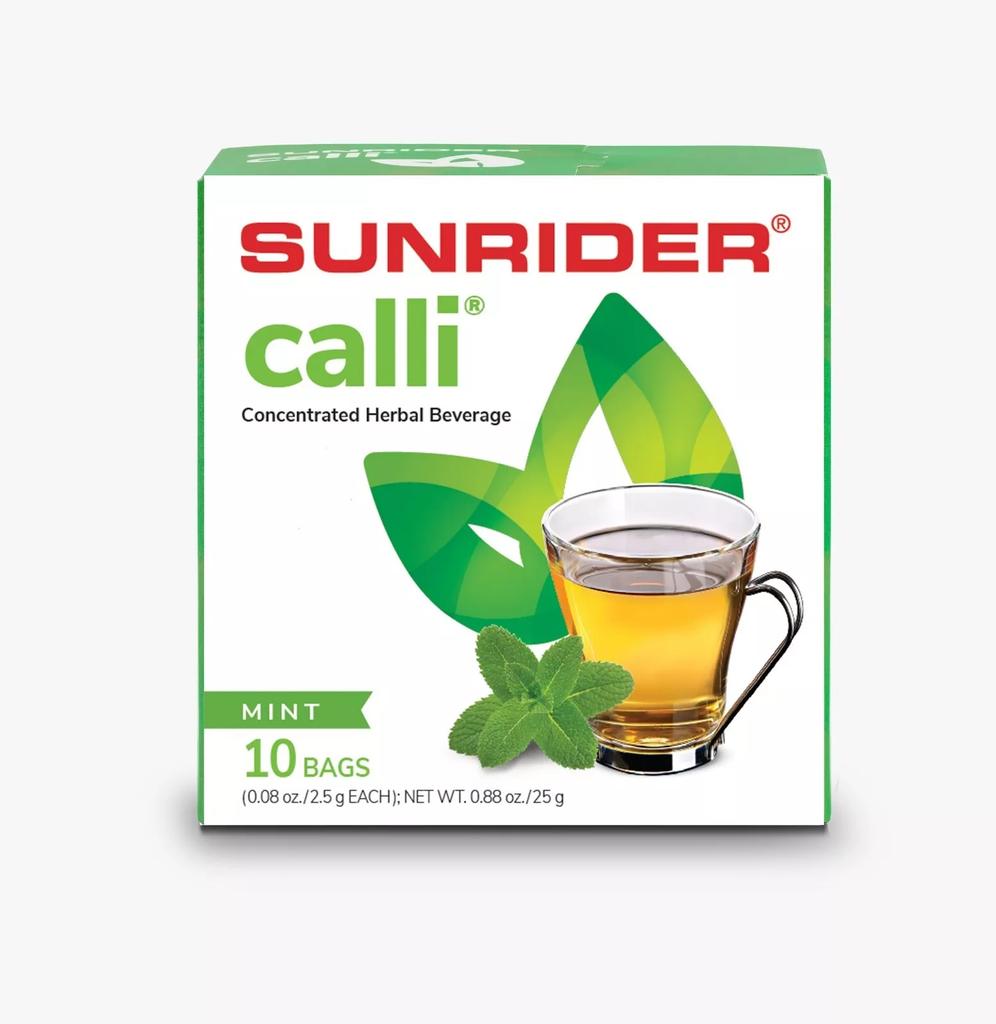 Sunrider Calli Kräutergetränk Minzgeschmack 25 g (10 Stück X 2,5 g)