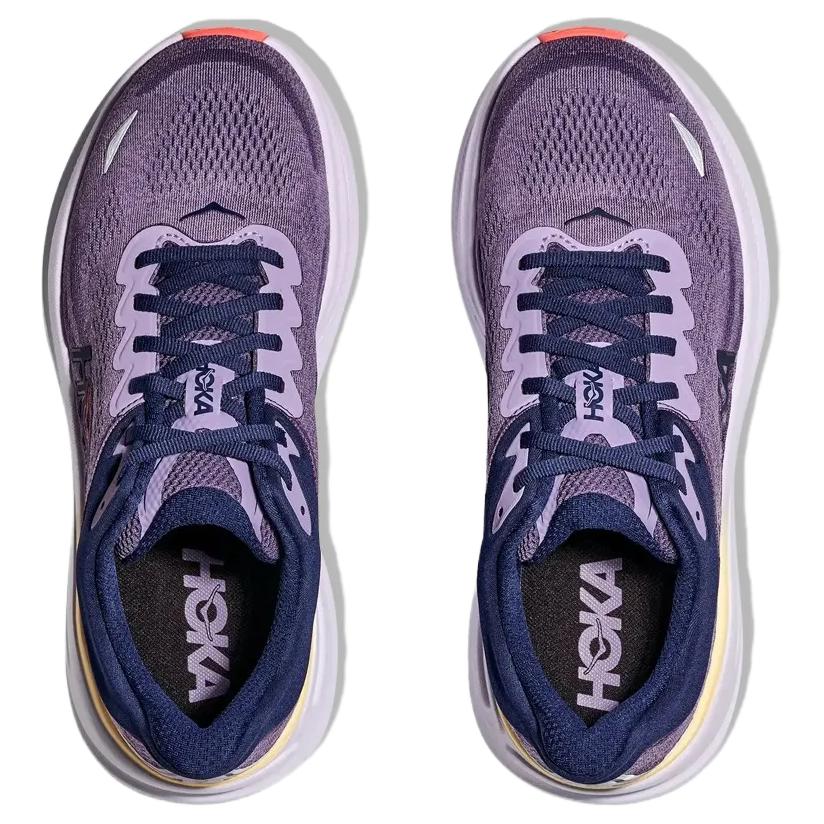 Hoka One One Bondi 9 Comfortable Running Shoes Women Sneakers Purple 1162012-BJM