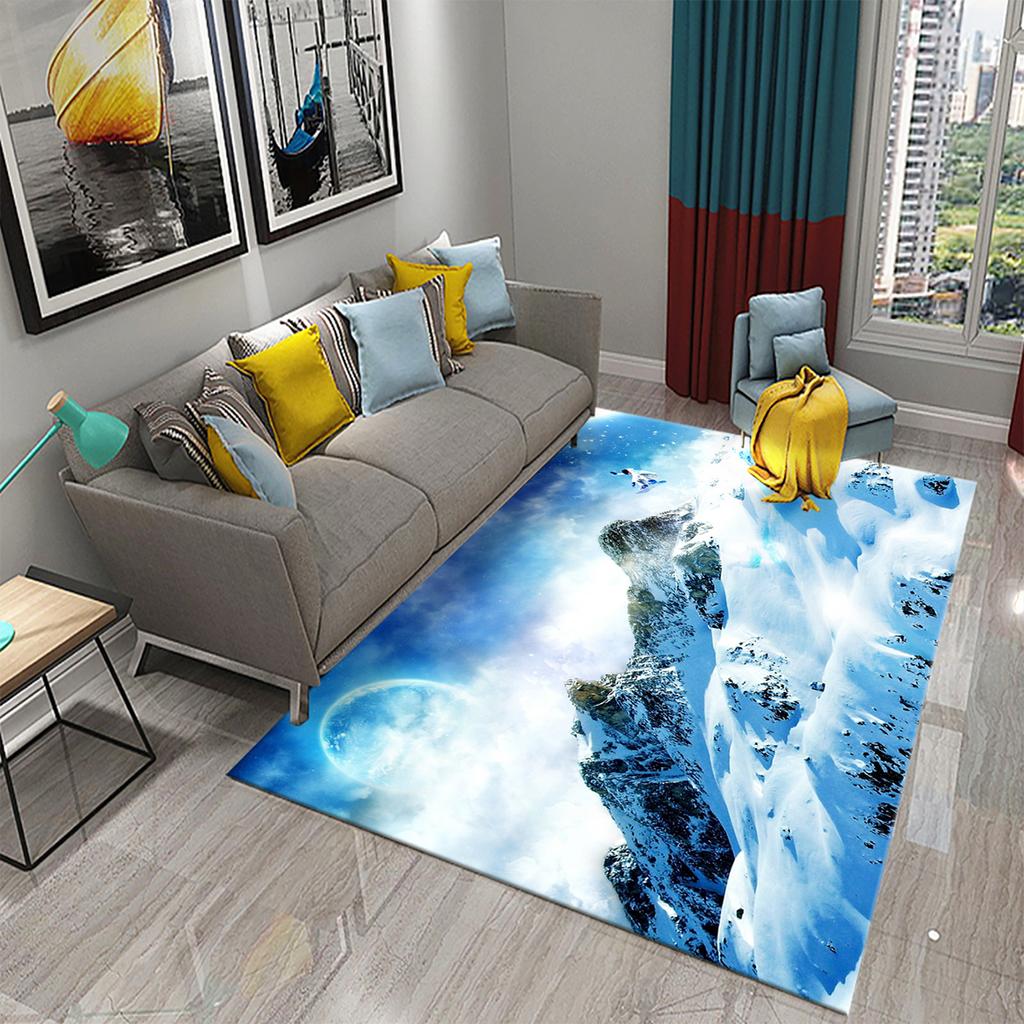 Rutschfester Flur, Schlafzimmer, Badezimmer, Küche, Bodenmatte, Veranda, Fußmatte, Schneeberglandschaft, Teppich