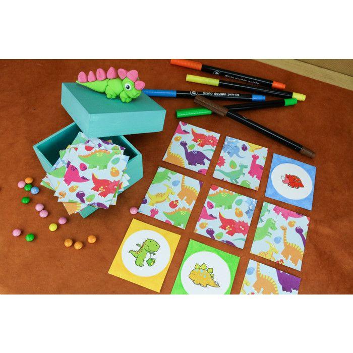 MégaCréa DIY - Gommettes dinosaures de 2 à 5 cm 32 pièces