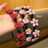 3 Cute Children's Braided Hair Hoops Cartoon Hairpin Headflowers Suitable for Daily Use