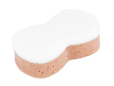 Double-sided MAXI Sponge, Soft-rough 21.5x12.5x6.5 Cm