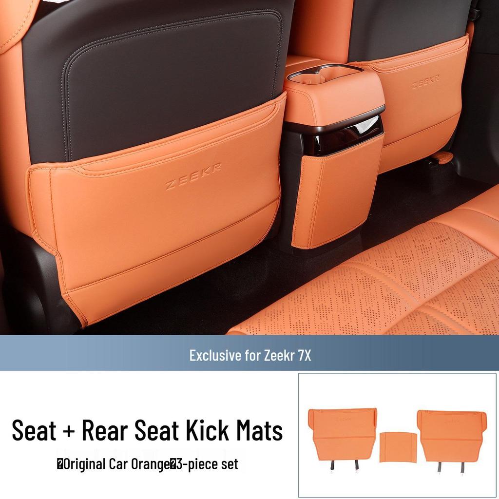 Zeekr 7X Rear Seat Kick Mats (2025-2026): Anti-Scratch, Anti-Dirt Backrest Protection Accessories