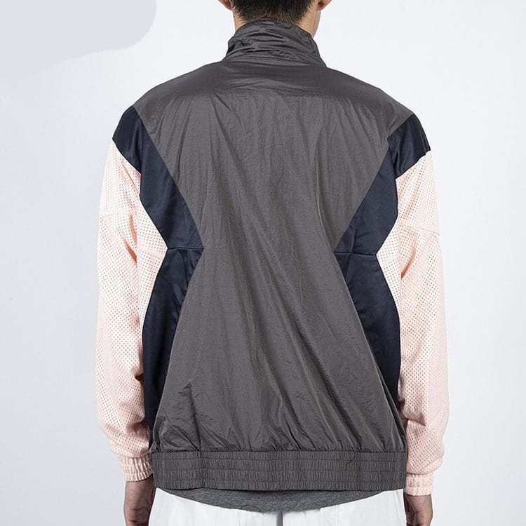 Jordan Flight Jackets Men's Gray Pink Stand Collar Moderate AO0556-272