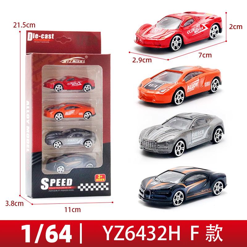1/64 Mini Scooter Model Set Toy Car Simulation Alloy Boy Can Open The Door Toy Car Cross-border Wholesale